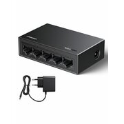  Коммутатор сетевой UGREEN CM833 (35492EU) 5-Port Gigabit Ethernet Switch PC+ABS Housing EU серый 