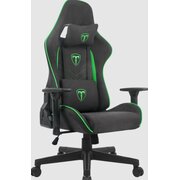  Игровое кресло T-Line Astero Ткань Black+Green 