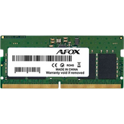  ОЗУ Afox AFSD516T8S1P 16GB DDR5 4800Mhz SO-DIMM Single Channel Package (1x16GB), PC5-38400, 262-Pin, Non-ECC, Un-Buffered, CL40-38-38-77, 1.1V 