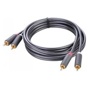  Аудиокабель UGREEN AV104 (10519) 2RCA Male to 2RCA Male Cable 3m Black 