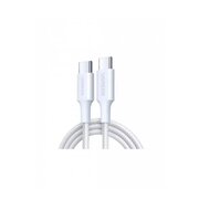  Кабель UGREEN L502 (35220) USB-C to USB-C PD Fast Charging Braided Cable 5A Max 1m White 