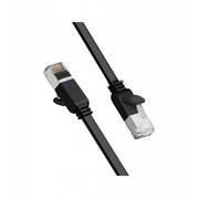  Кабель сетевой UGREEN NW101 (50187) Cat 6 U/UTP Pure Copper Ethernet Flat Cable 5m Black 