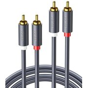  Аудиокабель UGREEN AV104 (10517) 2RCA Male to 2RCA Male Cable 1,5m Black 