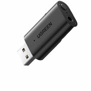  Ресивер UGREEN CM523 (60300) Bluetooth Audio Transmitter&Receiver with Mic Black 