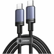  Кабель зарядный UGREEN L532 (65908) USB-C to USB-C PD Fast Charging Cable 240W Max, 2м серый космос 