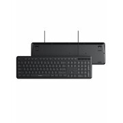  Клавиатура UGREEN K331 (55657) USB Wired Keyboard RU Black 
