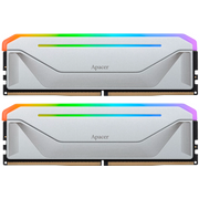  ОЗУ Apacer NOX RGB (AH5U64G52C522NWAA-2) 2x32GB DDR5 PC5-41600 Silver 