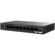  Коммутатор управляемый PoE IP-COM G2210P-8-120W 10 портов, 9x1Гбит/с, SFP 1x1Гбит/с, PoE 8x30Вт (до 110Вт) 
