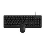  Комплект клавиатура и мышь RAPOO NX1500 Wired Optical Mouse & Keyboard Combo Black 