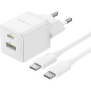  СЗУ Baseus Palm C+U (P1011160A213-01) 30W EU Moon White 