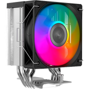  Кулер SAMA X40L (X40-XXWAYXOX-G) (200W, 4-pin PWM, 133.5mm, 4x6mm, ARGB, 1x100mm, 50.1CFM, 35.2dBA, 2600RPM, S 1851/1700/1200) 