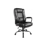  Кресло руководителя Easy Chair 584 TR (1044980) черное, рециклированная кожа 