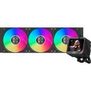  СВО PcCooler GT360 ARGB Display BK (310W, 360mm, LED temp., Black, Fans 3x120mm, 99CFM, 41.5dBA, 3000RPM) 