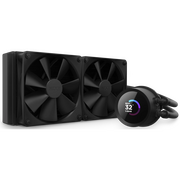  СВО NZXT Kraken 240 (RL-KN240-B1) (250W, 240mm, LED temp., Black/ Fans 2x120mm, 78.02CFM, 30.6dB) 