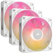  Кулер Corsair iCUE Link RX120 Max RGB (CO-9051038-WW) (120x120x30mm, 4-pin PWM, 71.3CFM, 29.5dBA, 2000RPM, White, 3pcs) 