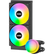 СВО SAMA L40 (L40-BKWAYXO2-G) Black (240mm, ARGB/ Fans 2x120mm, 82.79CFM, 29dBA, 2000RPM/ Pump heigh) 
