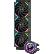  СВО SAMA Q60 (Q60-BKWANNO3-G) Black (360mm, LED temp., ARGB/ Fans 3x120mm, 86CFM, 30dBA, 2600RPM) 