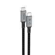  Кабель Momax Elite DC31D USB-C/USB-C 1m Black 