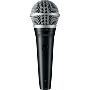  Микрофон проводной Shure PGA48-QTR-E черный/серебристый 