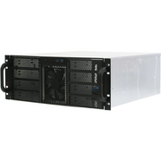  Корпус Procase RE411-D8H4-E-55 4U server case,8x5.25+5HDD,черный,без блока питания,глубина 550мм,MB EATX 12"x13" 