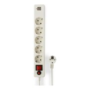  Сетевой фильтр Гарнизон ECL-5-U2-W-1.8 5р, 10А, 1.8м белый 