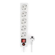  Сетевой фильтр Гарнизон ECL-5-W-1.4 5р, 10А, 1.4м белый 