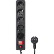  Сетевой фильтр Гарнизон EHLB-3 10А 5м 5 розеток чёрный 