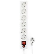  Сетевой фильтр Гарнизон ECL-6-W-5 6р, 10А, 5м белый 