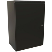  Шкаф коммутационный WRline WR-TW-1866-SR-RAL9004 настенный 18U 600x600мм черный 