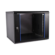  Шкаф коммутационный ЦМО ШРН-Эконом ШРН-Э-12.350-9005 настенный 12U 600x350мм черный 