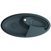  Кухонная мойка Marmorin Silvanus black Metalic 