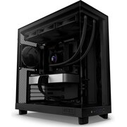 Корпус NZXT H6 Flow (CC-H61FB-01) без БП Midi-Tower, TG, 3x120mm, 2xUSB-A 3.2 + 1xUSB-C ATX, mITX Black 