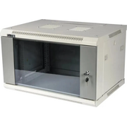  Шкаф коммутационный Lanmaster TWT-CBWPG-12U-6X6-GY настенный 12U 600x600мм серый 