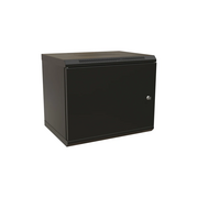  Шкаф коммутационный WRline WR-TW-1266-SR-RAL9004 настенный 12U 600x600мм черный 