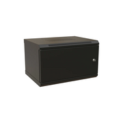  Шкаф коммутационный WRline WR-TW-0666-SR-RAL9004 настенный 6U 600x600мм черный 