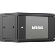  Шкаф коммутационный NTSS NTSS-W9U6060GS-BL настенный 9U 570x600мм черный 