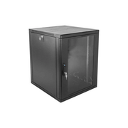  Шкаф коммутационный ЦМО ШРН-12.500-9005 настенный 12U 600x529мм черный 