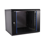  Шкаф коммутационный ЦМО ШРН-Эконом ШРН-Э-6.350-9005 настенный 6U 600x350мм черный 