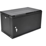  Шкаф коммутационный ЦМО ШРН-6.650.1-9005 настенный 6U 600x650мм черный 