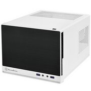  Корпус Silverstone Sugo SST-SG13WB-Q (G410SG13WBQ0020) (USB 3.0) Mini-ITX, Plastic Front Panel with Faux Aluminum Finish, black white, RTL 