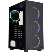  Корпус 1STPLAYER Fire Dancing V3-B (V3-B-BK-4FS1) / ATX / 4x120mm FRGB fans 