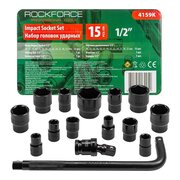  Торцевые головки Rockforce RF-4159K(58492) 15 предметов 