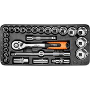 Торцевые головки NEO Tools 84-238 1/2, 27 шт. 