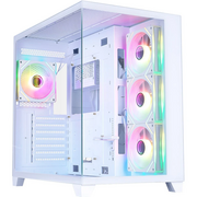  Корпус 1STPLAYER Megaview MV8-TP ARGB White (MV8-TP-WH-3FC7R-W-1FC7-W) / ATX / 4x120mm ARGB fans 