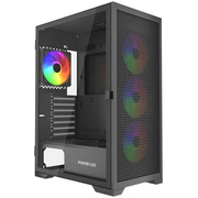  Корпус Powercase Mistral B415 (CMAB415-A4), Tempered Glass, 4x 120mm ARGB PWM Fans, чёрный, ATX 