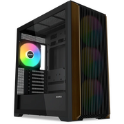  Корпус SAMA Z60 Black (Z60-BKAWA4X1-GL) без БП, Midi-Tower, TG, 4x140mm ARGB, 2xUSB 3.0 + 1xUSB 3.1 Type-C, E-ATX, ATX, mITX 