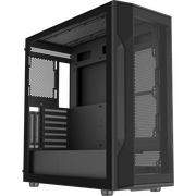  Корпус SAMA S40E Black (S40E-BKAP00X1-RU) без БП, Midi-Tower, TG, no fans, 2xUSB 3.0 + 1xUSB 3.1 Type-C, ATX, mITX 