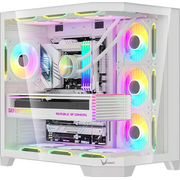  Корпус Formula Crystal Z6 Floe, ATX, без БП, белый 