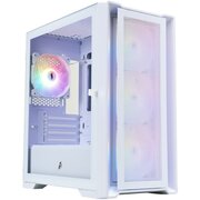  Корпус 1STPLAYER Trilobite T4 Mesh FRGB White (T4-WH-4F1-W) / mATX / 4x120mm FRGB fans 