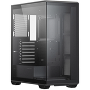  Корпус XASTRA Q600-0F Black (Q600-0F) ATX/Aquarium/Screewless/no fans 